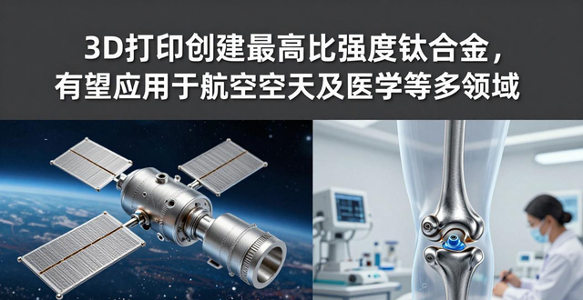 图片[2]-3D Printing Creates Titanium Alloy With The Highest Specific Strength, Which Is Expected To Be Used In Many Fields Such As Aerospace And Medicine-Dalian Fuhong Machinery Co., Ltd