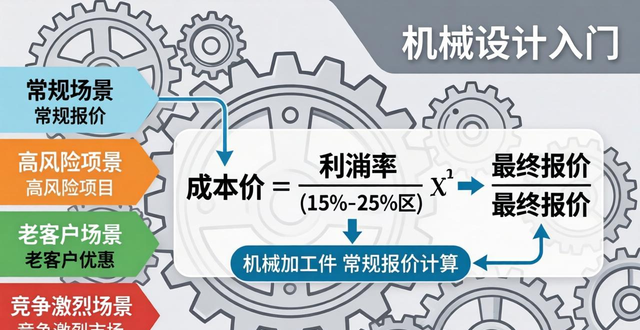 机械加工报价计算方法_材料成本工艺难度设备折旧工时成本利润率_机加工报价是怎么计算的？