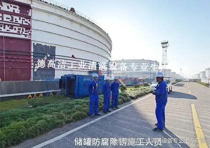储油罐防腐涂料选择_大型罐体铆焊后内外壁喷漆防腐_大型储油罐外壁除锈喷涂施工