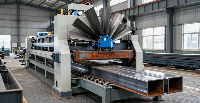 铆焊件喷砂除锈抛丸表面处理厂_吊钩式抛丸机特点_抛丸除锈设备类型