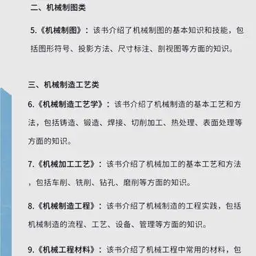机械设计基础入门教材_机加工专业书籍推荐_机械工程师必读书籍