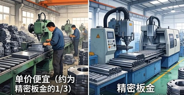 精密机械加工与普通加工成本差异_钣金加工与精密钣金加工区别_普通钣金与精密钣金差异