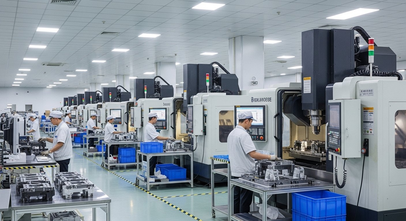 CNC加工铝合金工艺_广东五轴铝件加工_复杂结构铝件CNC加工优势