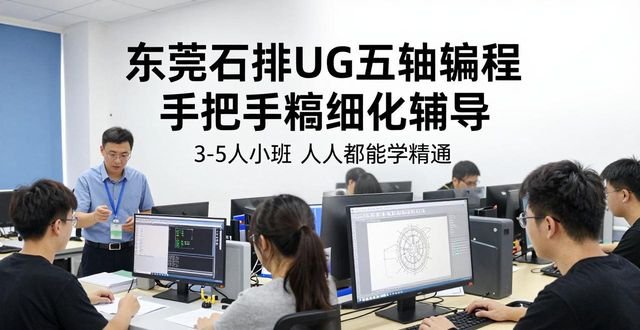 东莞石排UG五轴编程培训_3-5人小班手把手辅导_五轴加工编程员工资