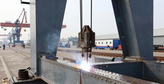 Large Crane Steel Structure Welding Manufacturing Process-Dalian Fuhong Machinery Co., Ltd