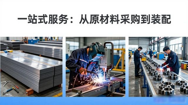 大型非标定制机械零部件_洛阳乾川智能装备_非标设备中厚板下料铆焊定制