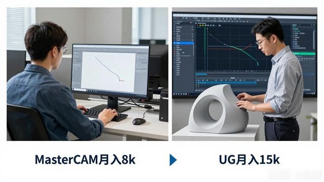 ug和MasterCAM薪资对比_MasterCAM就业前景分析_五轴加工技术人才短缺