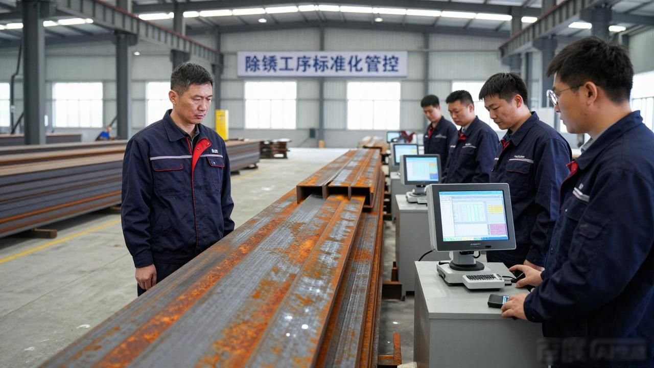 钢材加工除锈不规范施工隐患_钢贸仓储除锈安全风险_喷砂除锈后多长时间内必须喷漆