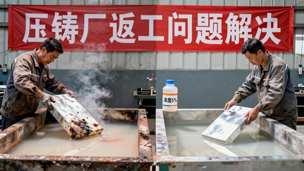 如何降低五金零件加工废品率_压铸脱模剂残留 清洗剂选型 清洗工艺优化