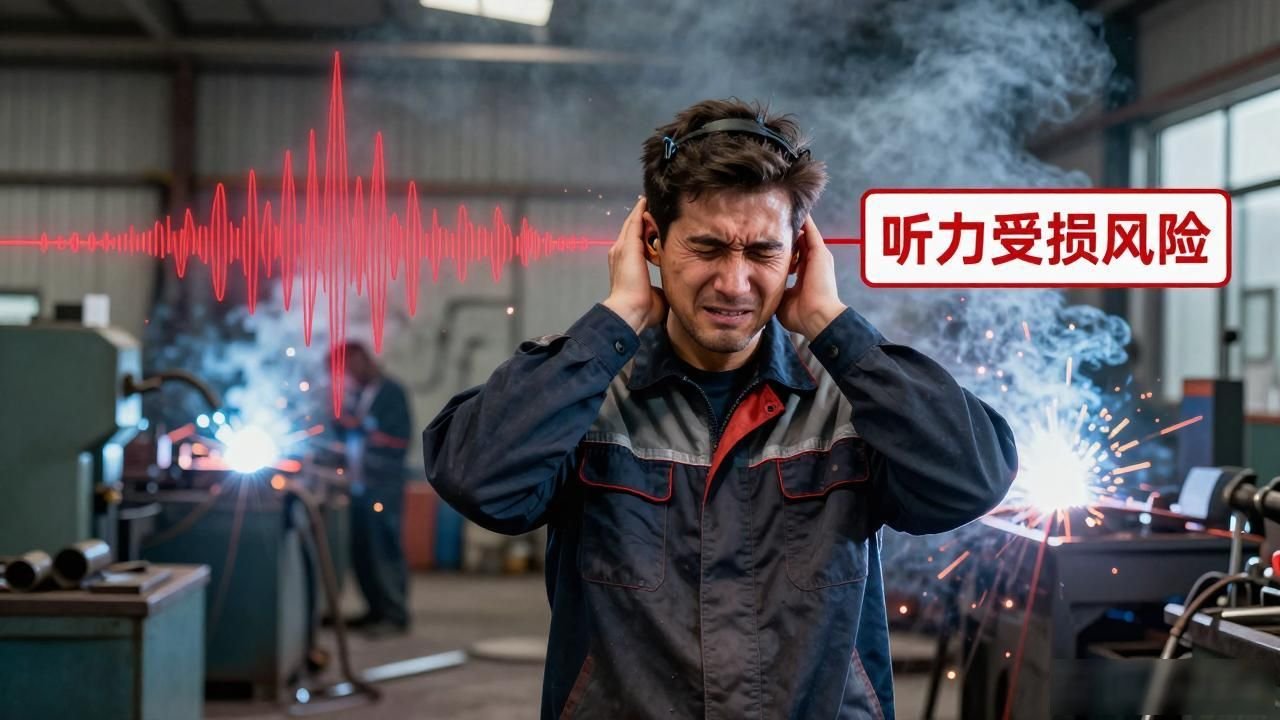 焊接会产生弧光烟尘,铆接噪音大,职业健康比较_焊接危害_焊接健康风险