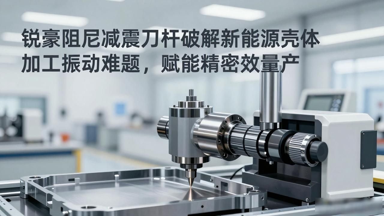 Ruihao's Damping And Shock-absorbing Tool Holder Solves The Problem Of Vibration In New Energy Housing Processing And Enables Precise And Efficient Mass Production.-Dalian Fuhong Machinery Co., Ltd