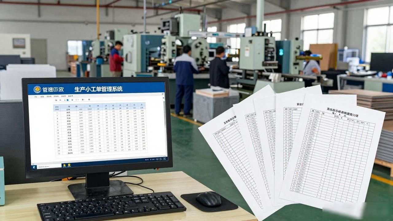 小批量机械加工订单管理_企丰小工单管理系统_小型加工厂ERP替代系统