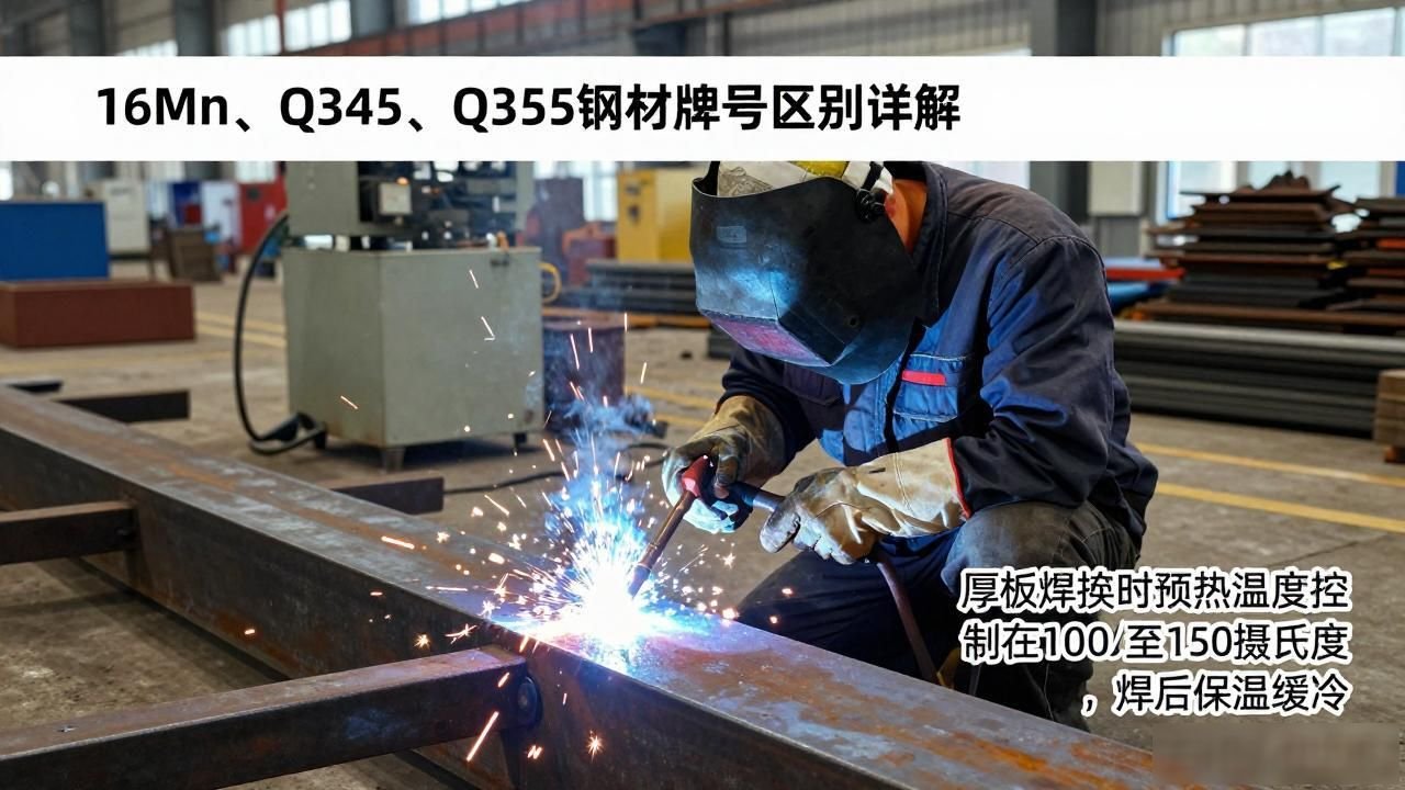 钢材牌号16Mn Q345 Q355核心差异_钢材牌号16Mn Q345 Q355演变关系_Q345厚板（30mm以上）铆焊价格