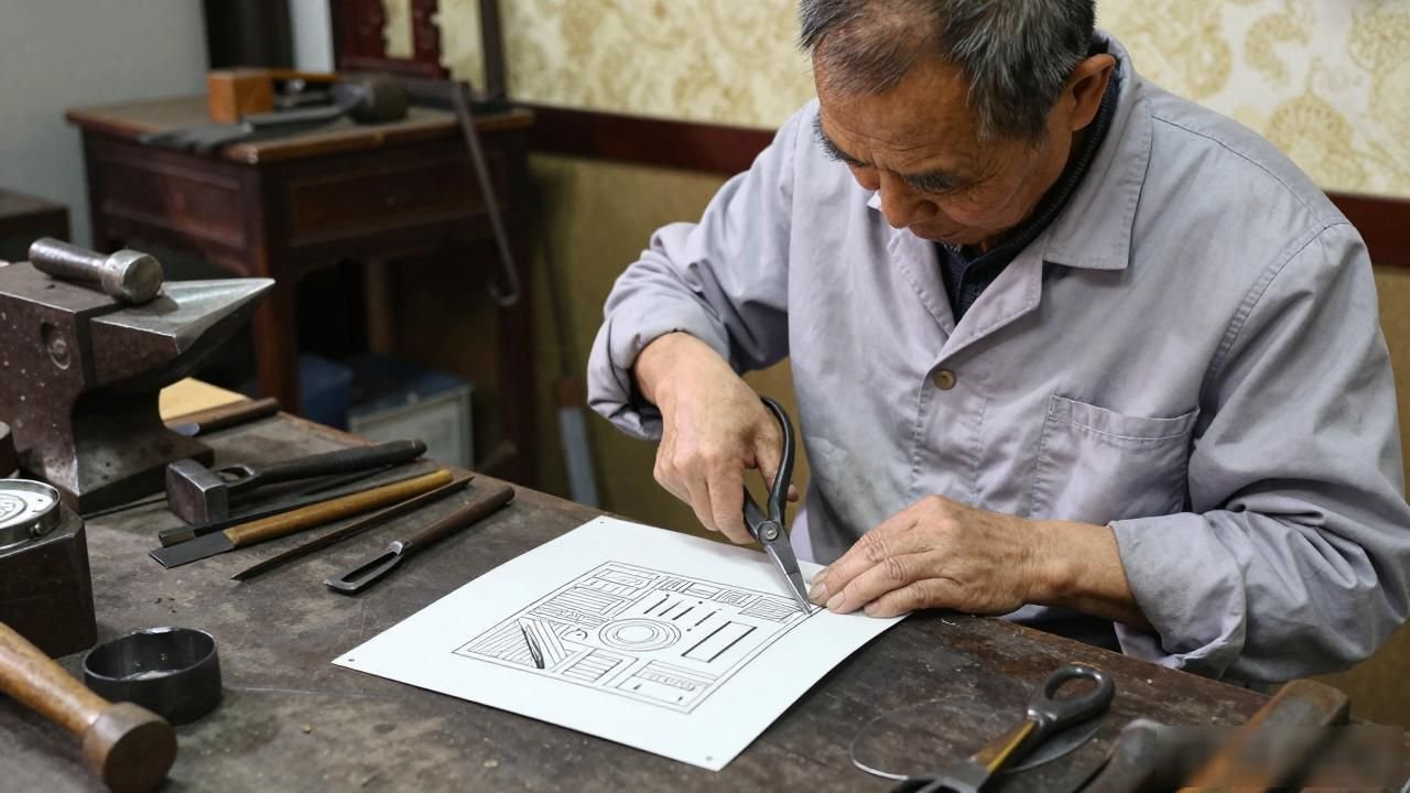 本地老师傅做白铁铆焊手艺好_白铁加工店 嘉定老街 手工技艺