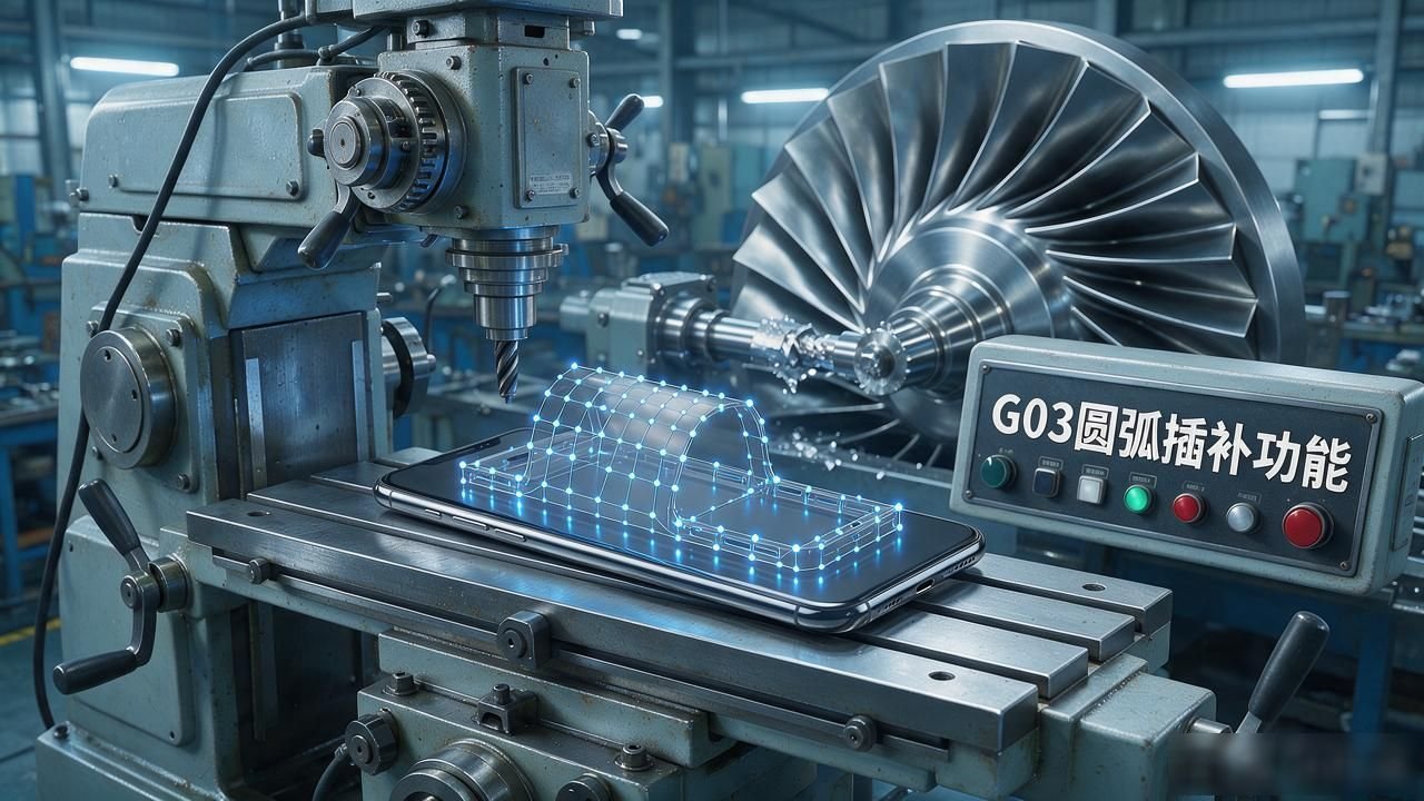数控加工G代码_CNC铣削手动编程实例_数控铣数控车