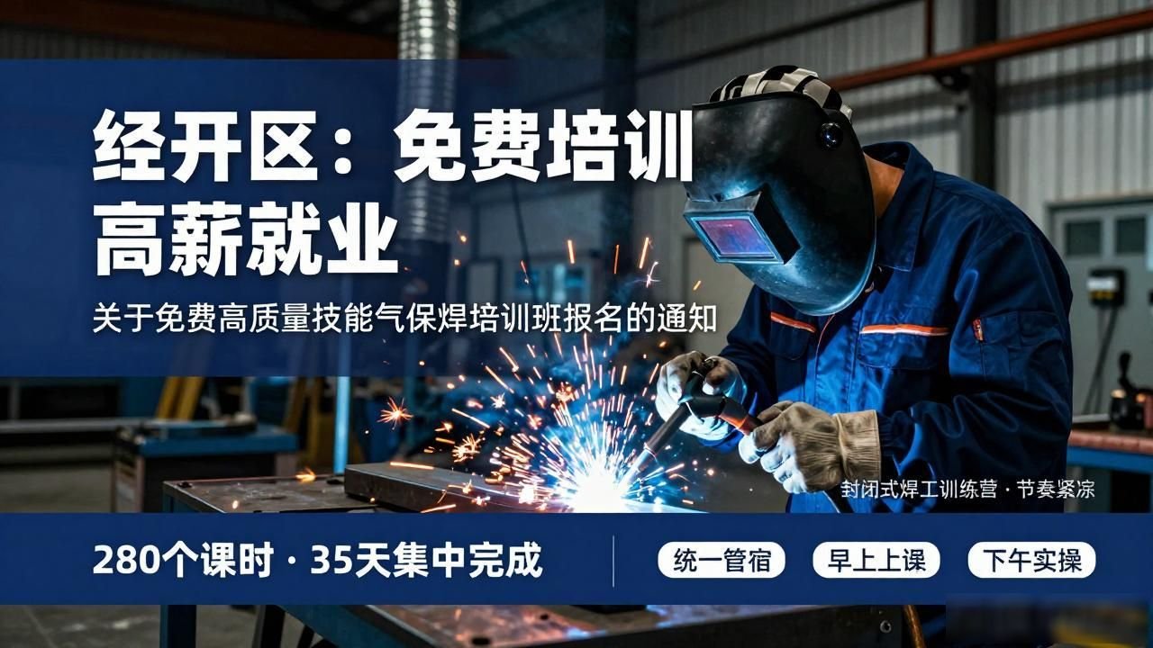Economic Development Zone: Free Training And High-paying Employment—Notice On Registration For Free High-quality Skilled Gas-shielded Welding Training Classes-Dalian Fuhong Machinery Co., Ltd