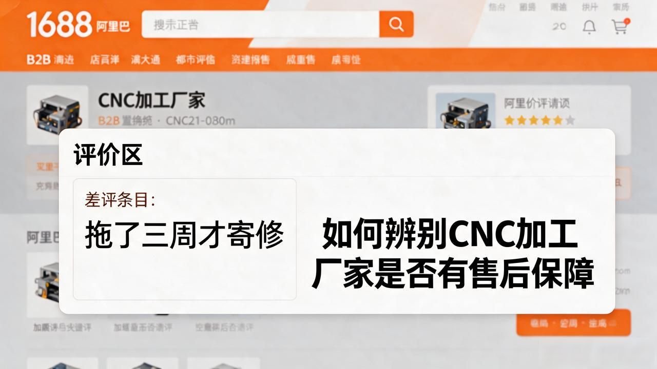 如何评估CNC加工服务质量_辨别CNC加工厂家售后保障_CNC加工厂家售后条款查询