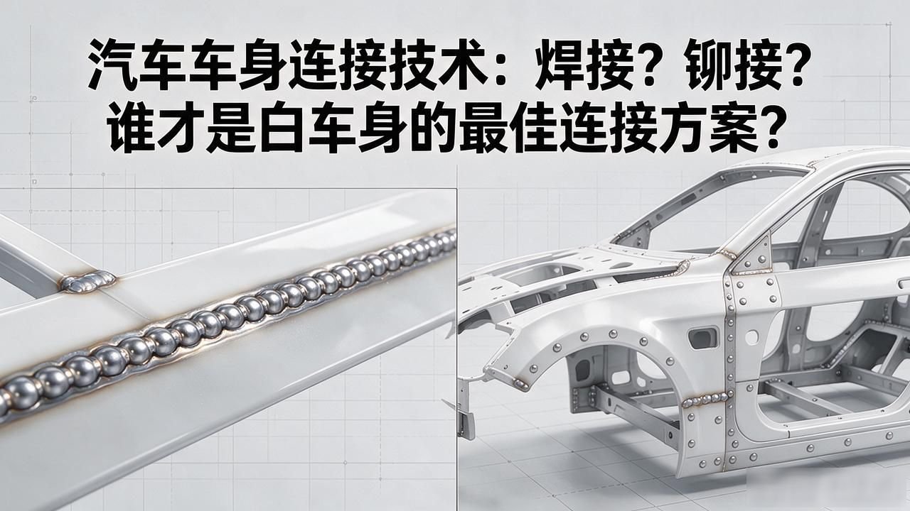 白铁铆焊与咬口工艺的区别与选择_汽车白车身连接工艺_点焊螺接电弧焊对比