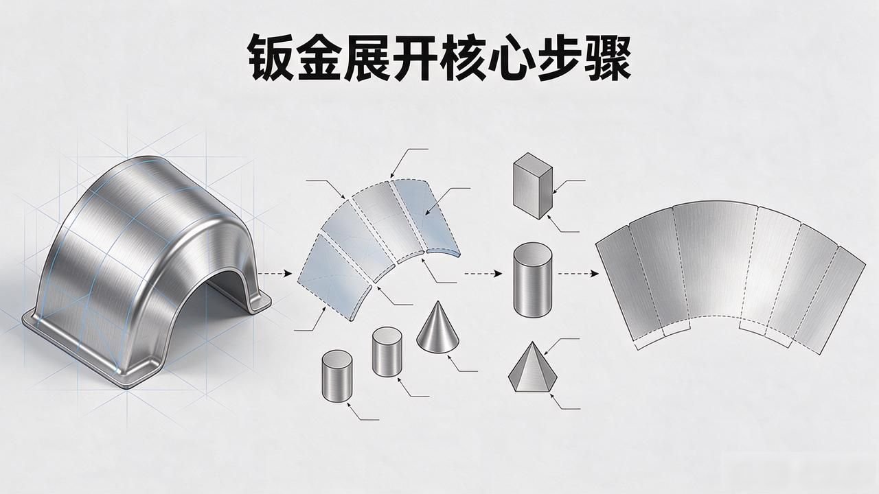 会计学1钣金展开图画法_立体表面展开图绘制方法_钣金加工展开图计算方法