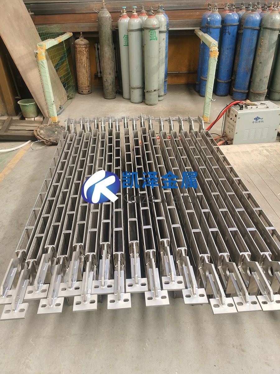 Titanium processed parts for precision machinery