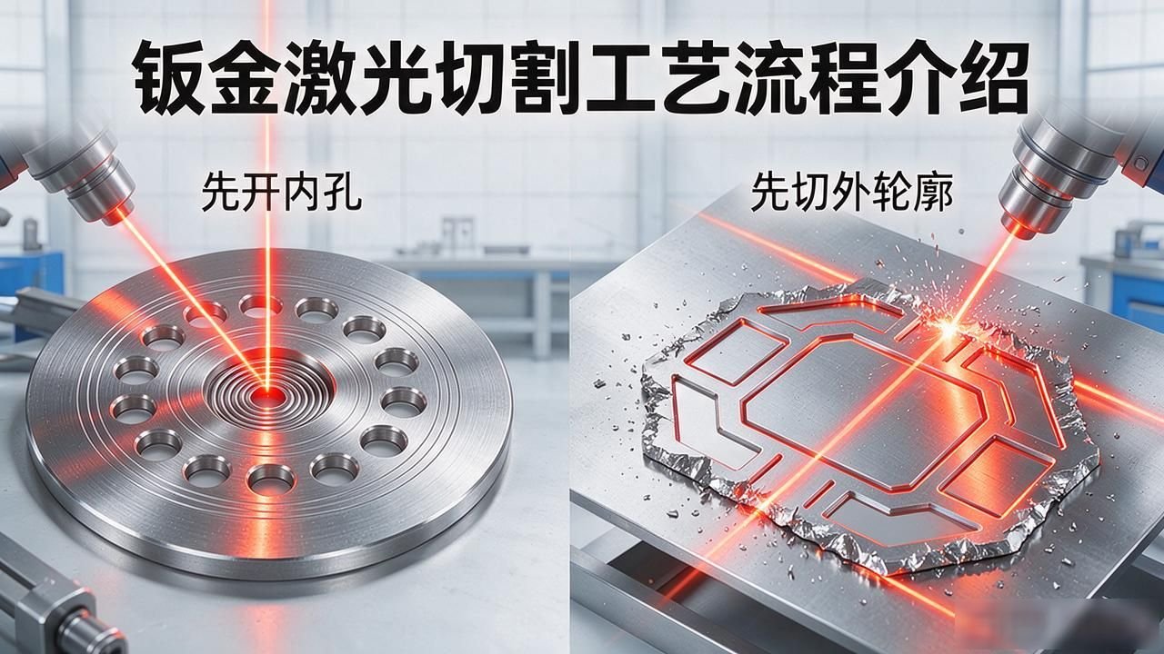 钣金加工激光切割编程_数控编制切割工艺_激光切割工艺