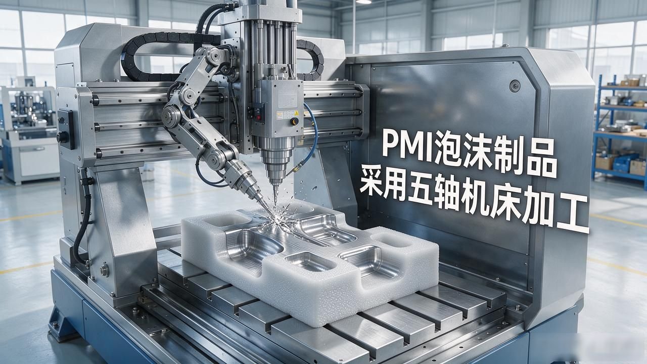 五轴加工机床结构特点_五轴加工中心PMI泡沫应用_PMI泡沫数控五轴加工