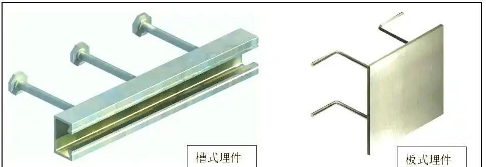 板式埋件优缺点安装工艺_建筑幕墙预埋件槽式与板式埋件_建筑幕墙钢结构支座预埋件铆焊