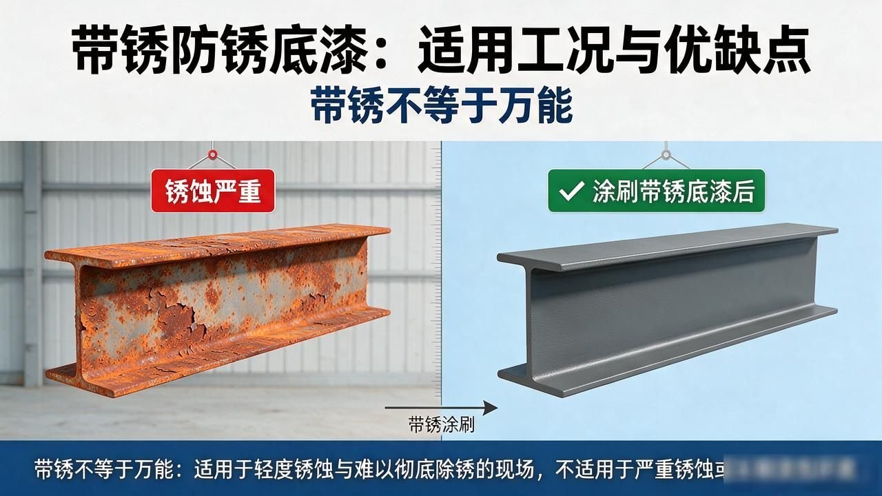 带锈防锈底漆适用工况_钢结构除锈不到位用带锈防锈底漆_船体铆焊件的喷砂除锈与车间底漆
